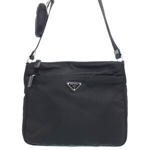 Prada ReNylon shoulder Crossbody Messenger black